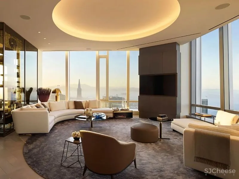 猛砸55亿打造的豪华公寓楼,内饰比别墅还奢华!