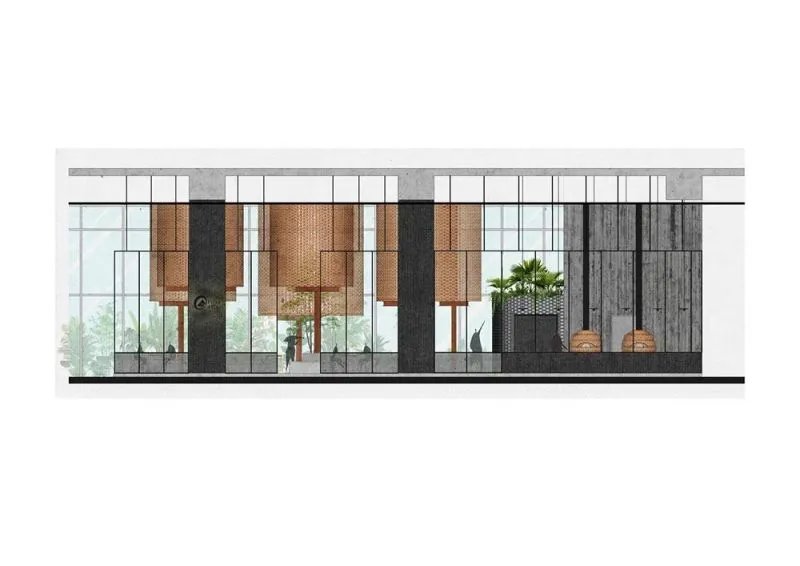 置身于高楼之中,游离于城市之外——越南Pizza 4P’s餐厅