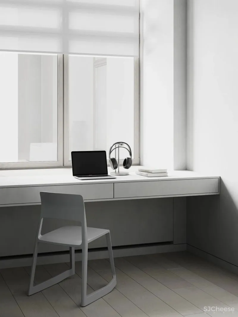 高级灰公寓,卧室这样布局太有个性!