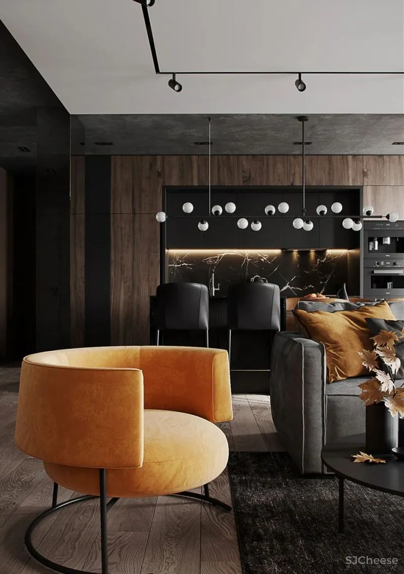 89㎡原木 黑色，你喜欢吗