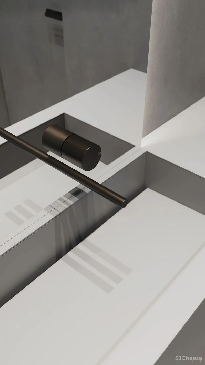 高级灰公寓,卧室这样布局太有个性!