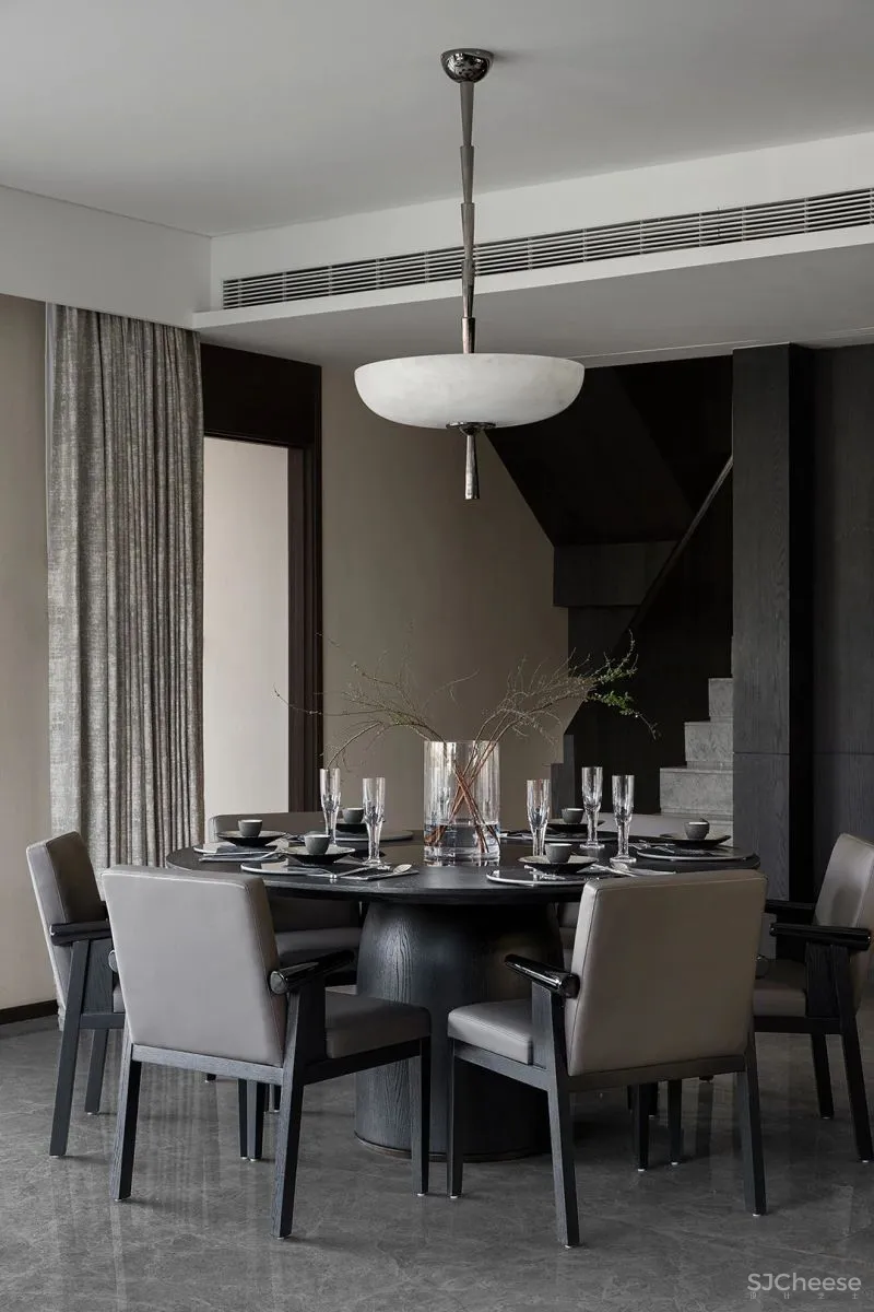 ONE CU壹方设计 成都卓越·晴翠 350㎡气质大宅,麓湖之畔,向心而居