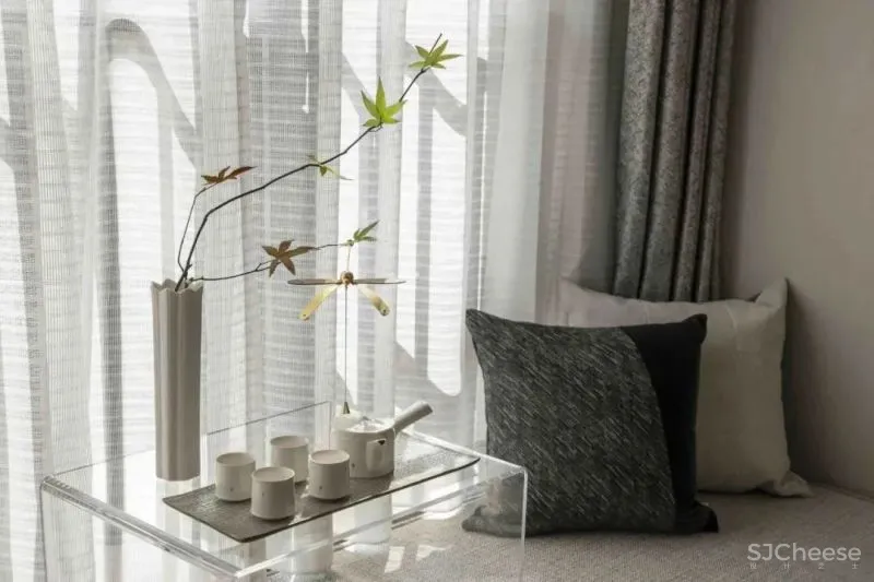 水墨韵律 素雅花艺,独有的东方气韵 观致设计