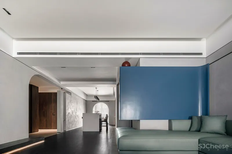 206㎡简约大平层,打破常规、简单纯粹!