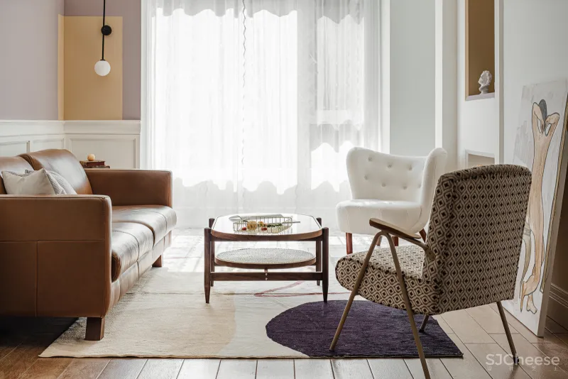 研究生小姐姐的91㎡一人居,两室改一室,换来通透客餐厅!奶油色太温柔!