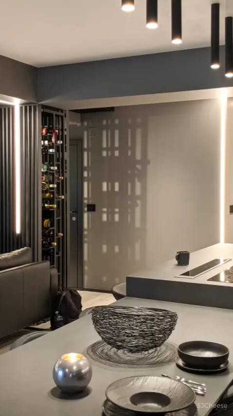 这是一个大胆的设计,因为热爱大自然,就将岩石直接搬回家?!