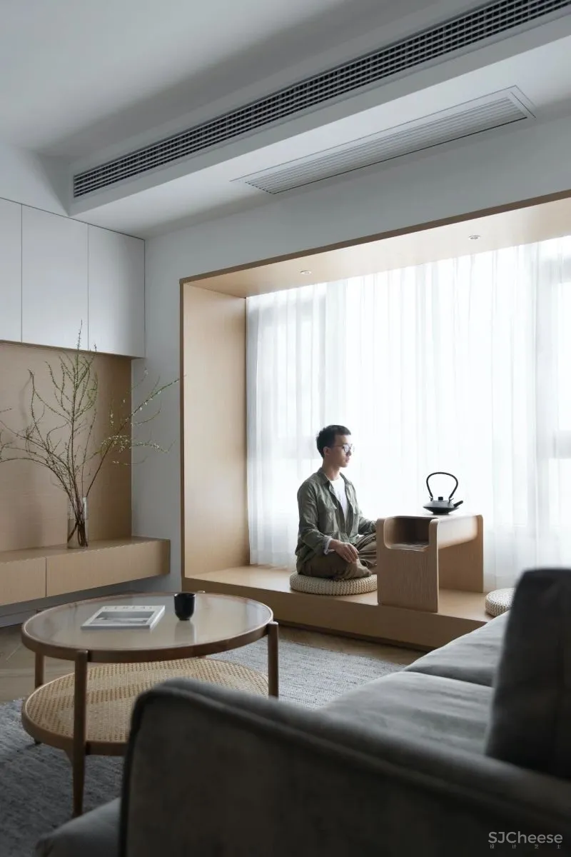 低明度灰 木色,简单纯粹的生活方式| 境屿空间研究室