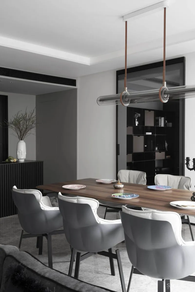 空间连通却互不干扰,全屋隐形收纳,上海190㎡大平层到底什么样?