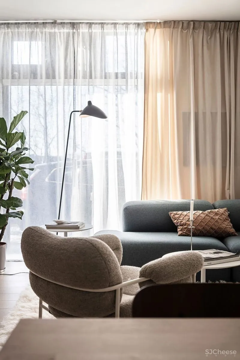 60㎡温柔知性的美,瑞典单身女子公寓