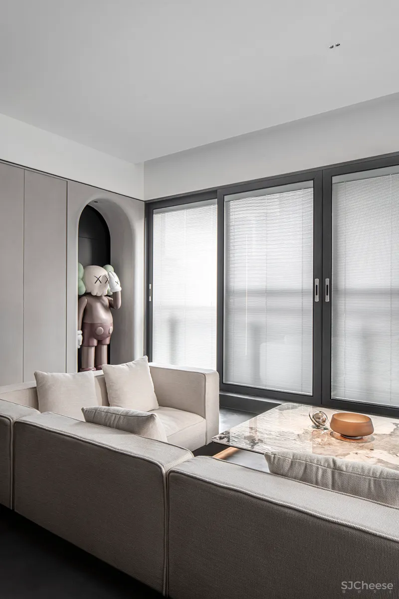 206㎡简约大平层,打破常规、简单纯粹!