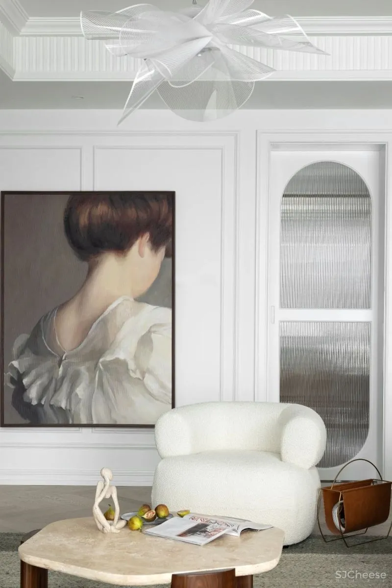 去浓郁、去奢华的140㎡随性法式复古风,艺术极了!