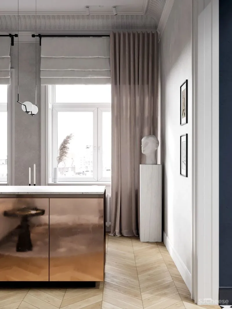 小居室的精致奢华,现代美感