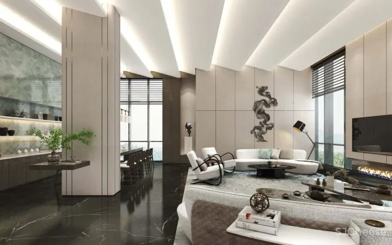 福州 • 6#楼办公样板-会所 JKD间空