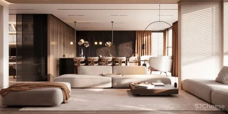 Muka Design 280㎡精致大平层,奢华不失温暖