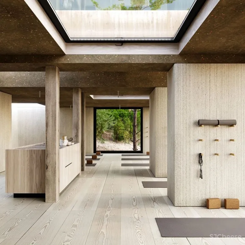 OBRIY新作 一座置身于山林间的瑜伽馆