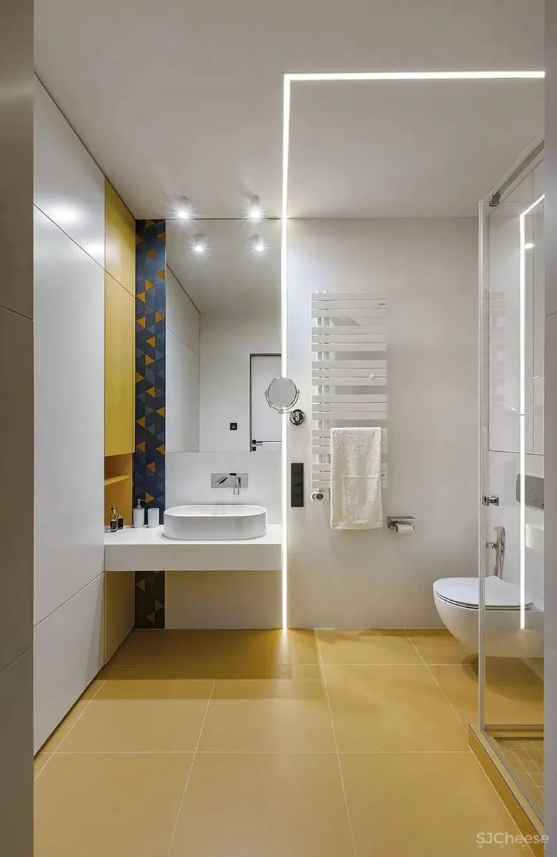 现代风二居室,墙面这样做储物好看又实用