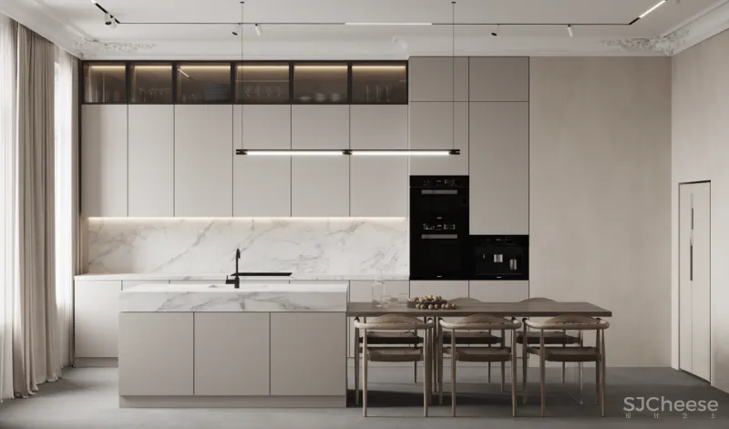 优雅大平层,轻奢有度的欧式风情!