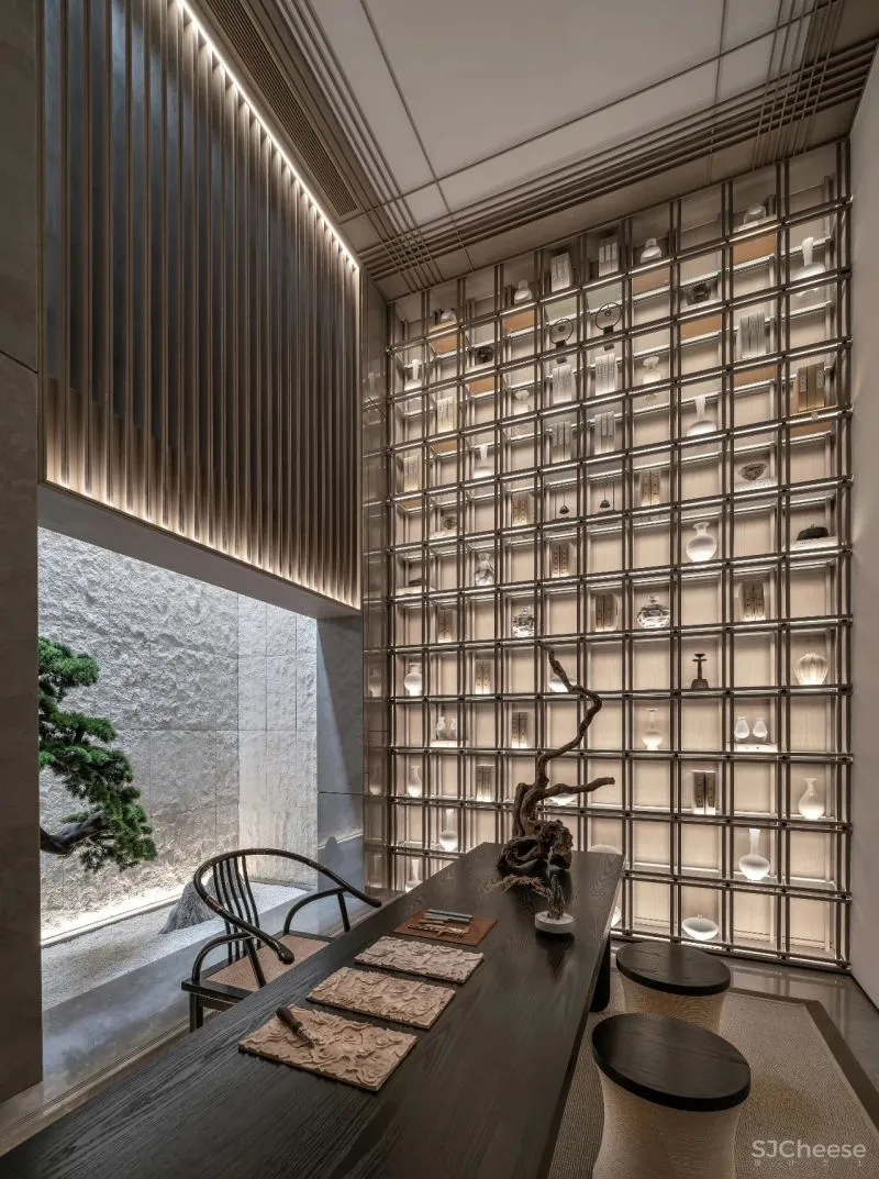 【壹新设计新作】376㎡现代中式别墅样板间——禅语•共鸣！