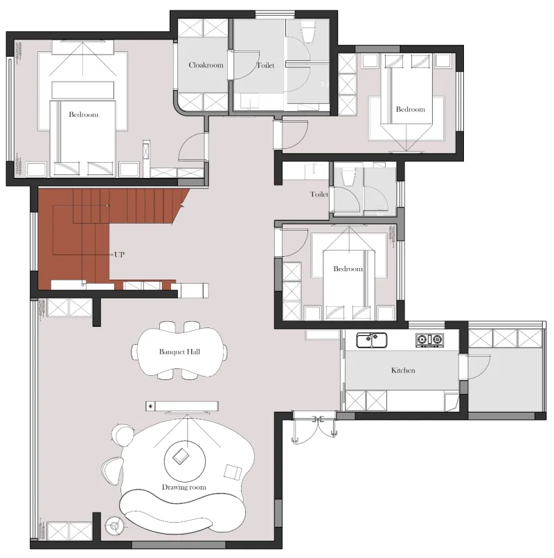 艺筑亦美设计新作 现代优雅 时尚住宅住宅