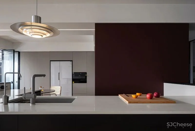 117㎡普通户型“重生”,4米大岛台、投影、收纳...美到认不出!