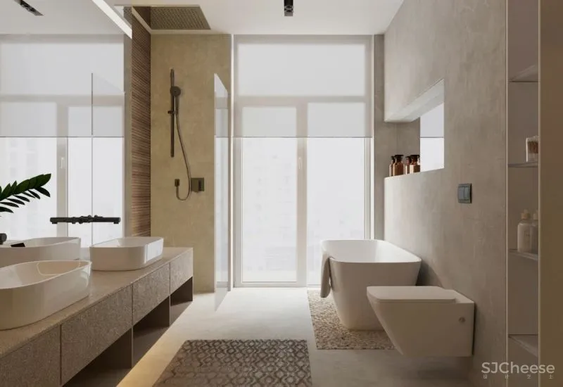 140㎡原木公寓,简约清新!