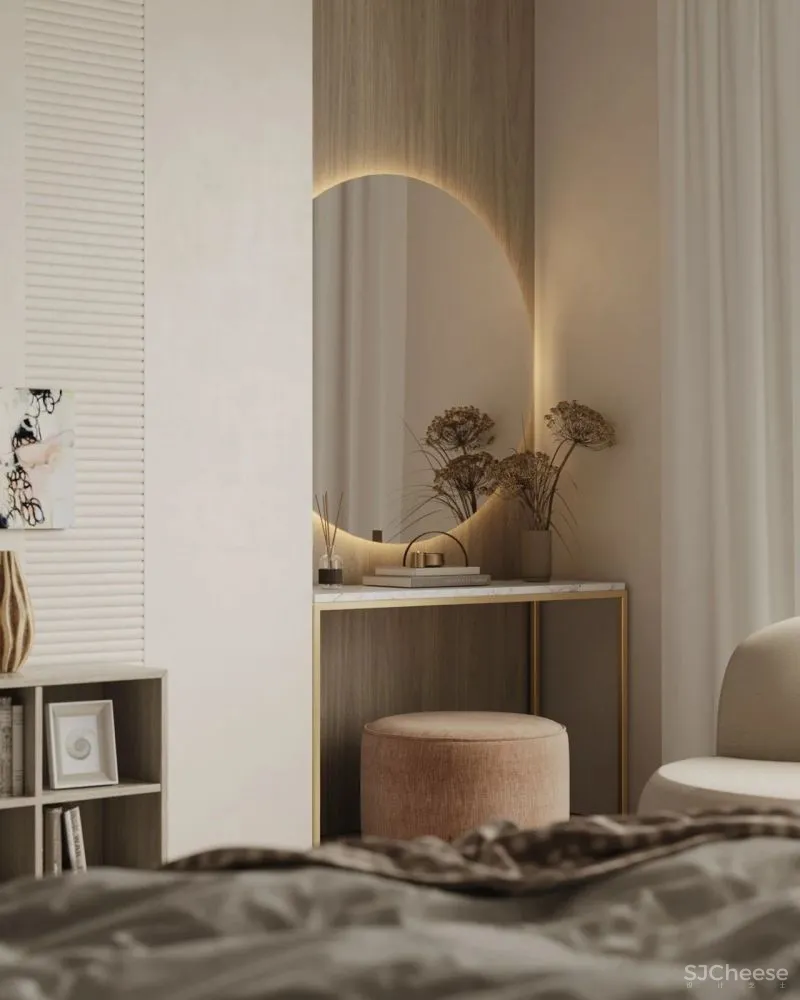 粉色 亚麻色,藏在公寓里的温润细腻!