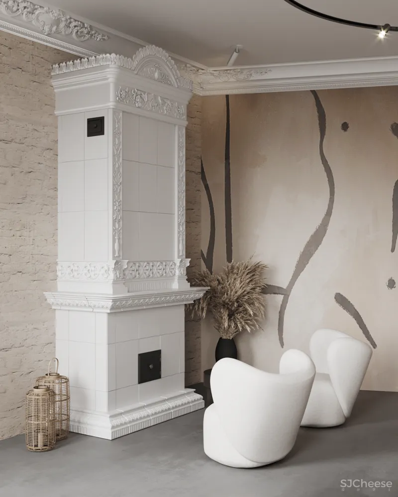 优雅大平层,轻奢有度的欧式风情!