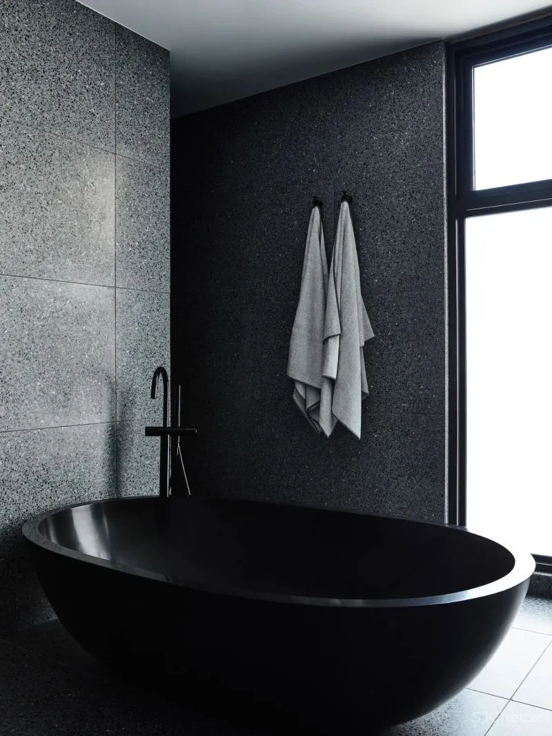 黑与白,宁静简约之居