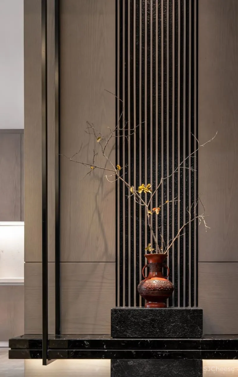 【壹新设计新作】376㎡现代中式别墅样板间——禅语•共鸣！