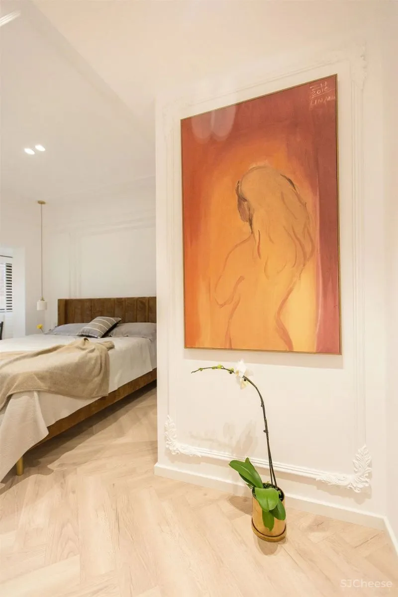 深圳夫妇买下143㎡,两户型打通 厨房合并,勾勒优雅“法式风情”!