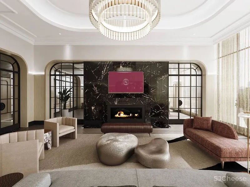 顶级公寓这样设计才气派！简约但不简单~