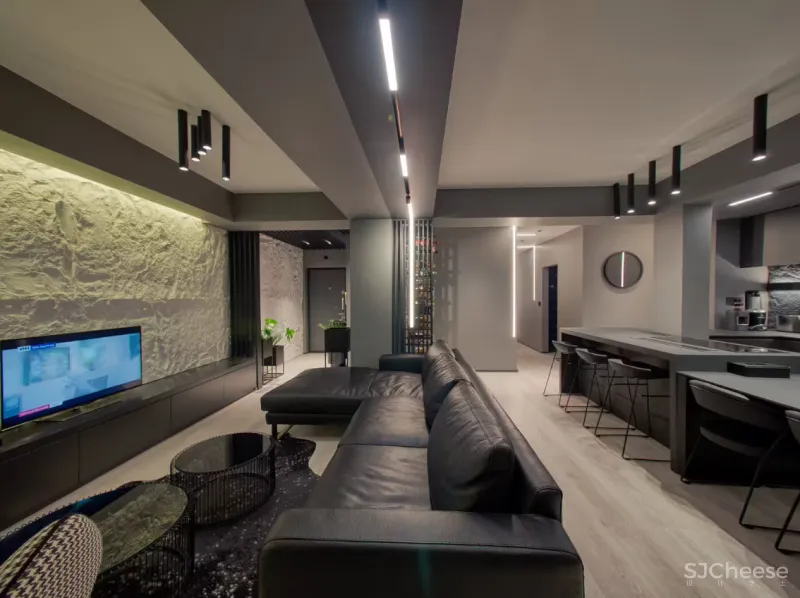 这是一个大胆的设计,因为热爱大自然,就将岩石直接搬回家?!