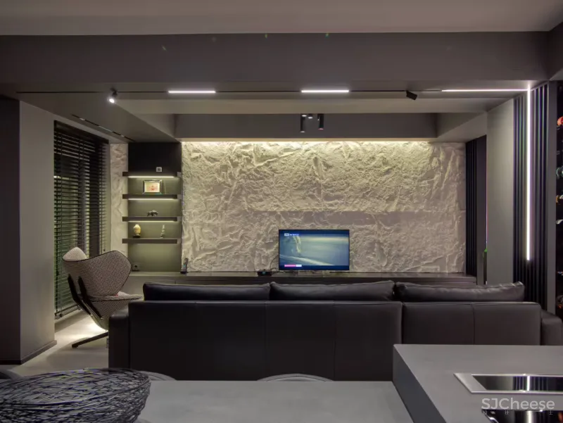 这是一个大胆的设计,因为热爱大自然,就将岩石直接搬回家?!