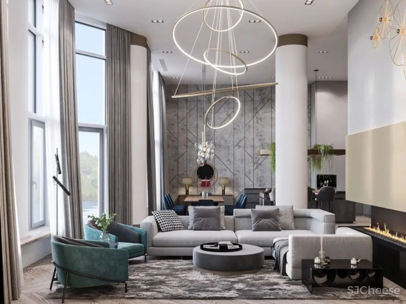 简约大平层,轻奢有度的设计!