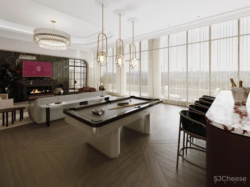 顶级公寓这样设计才气派！简约但不简单~