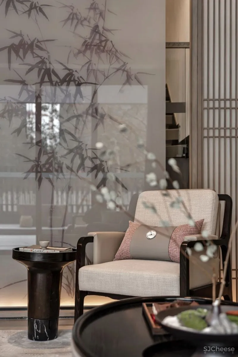 【壹新设计新作】376㎡现代中式别墅样板间——禅语•共鸣！