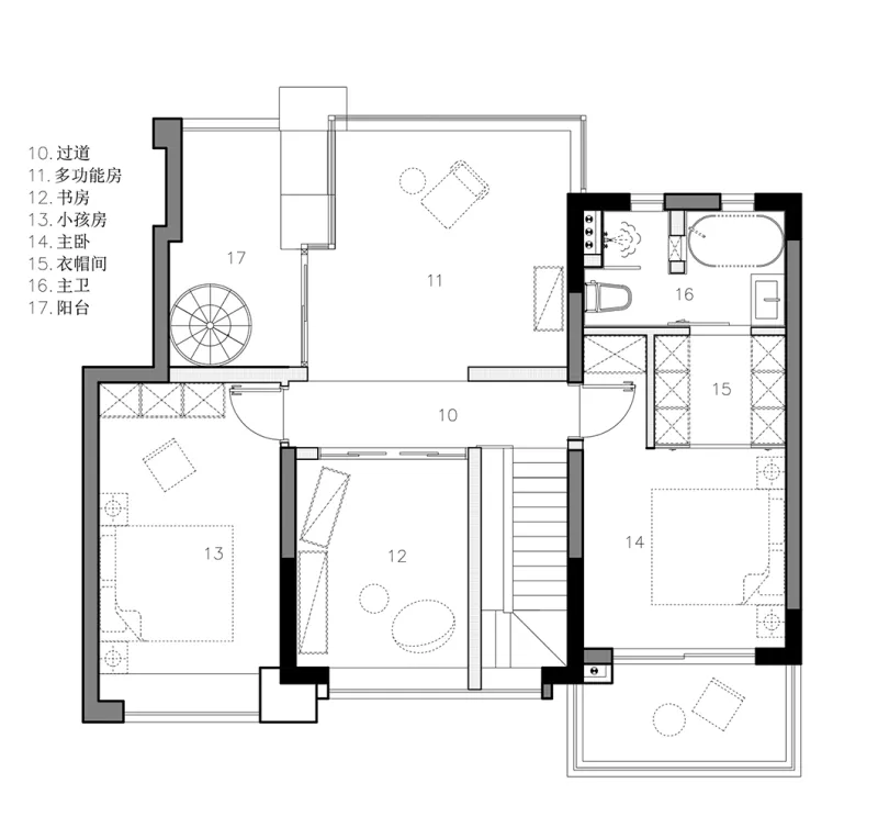 220㎡顶楼复式,精致木质感,舒适而自然!