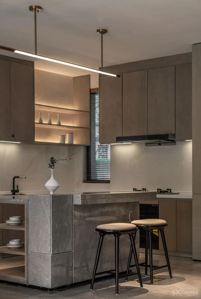 【壹新设计新作】376㎡现代中式别墅样板间——禅语•共鸣！