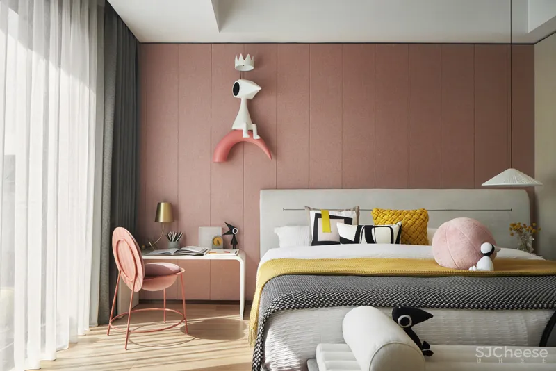 LESTYLE 乐尚设计:254㎡艺术住宅,家的鎏金光影!