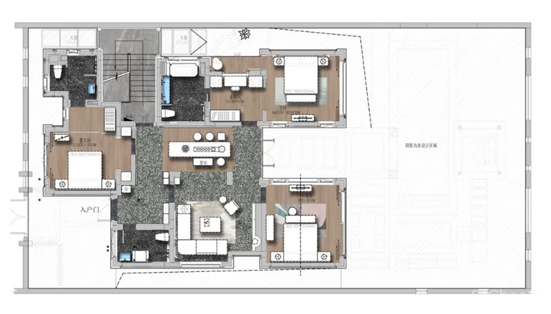 山禾设计新作 泰康之家海棠湾101样板间 样板间