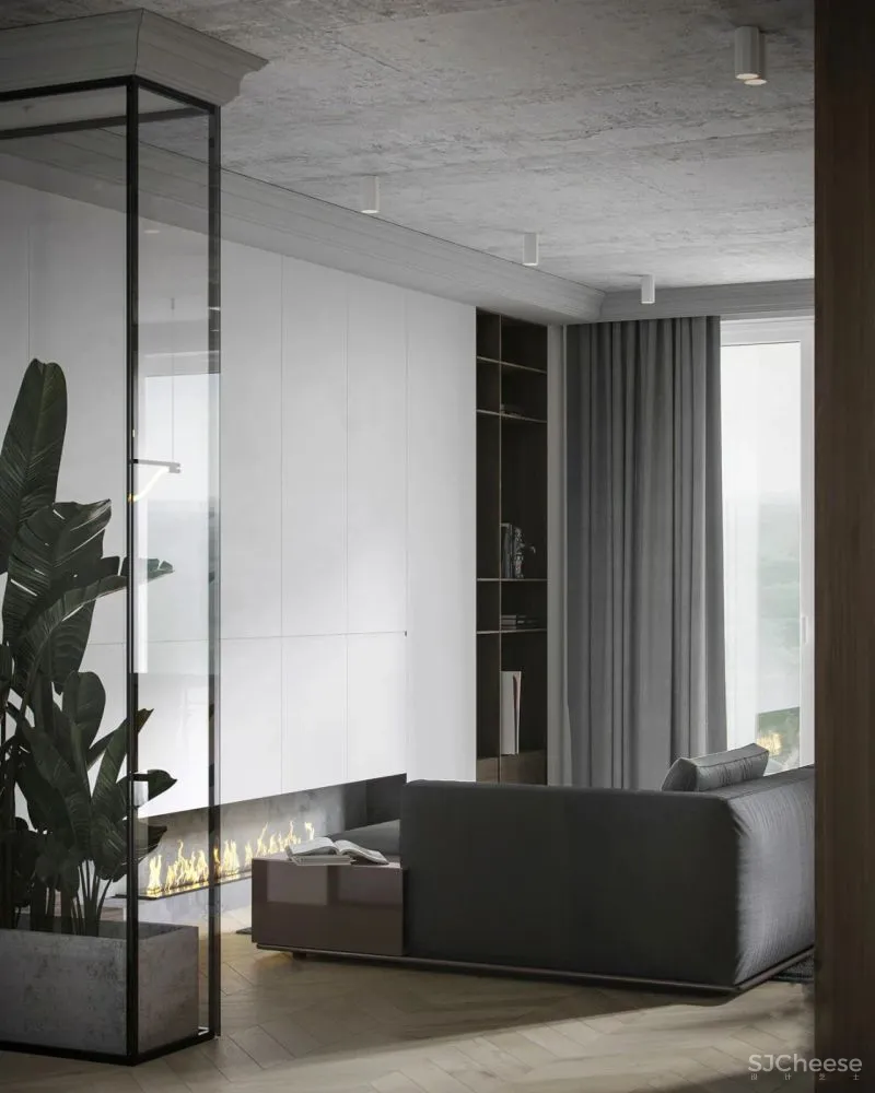 90㎡的实用系现代住宅,高级感炸裂!