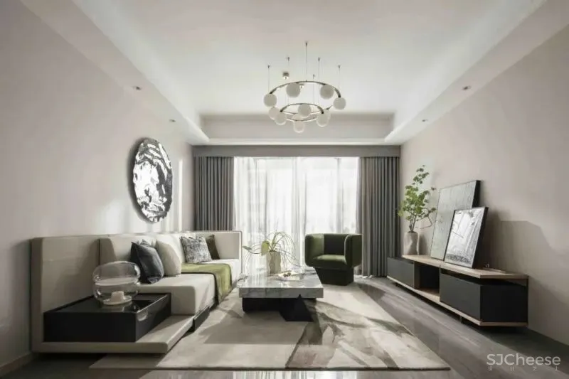 水墨韵律 素雅花艺,独有的东方气韵 观致设计