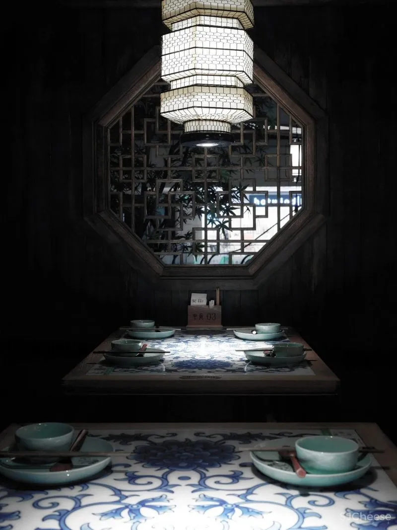 借鉴江南院落概念,引入徽派建筑意境