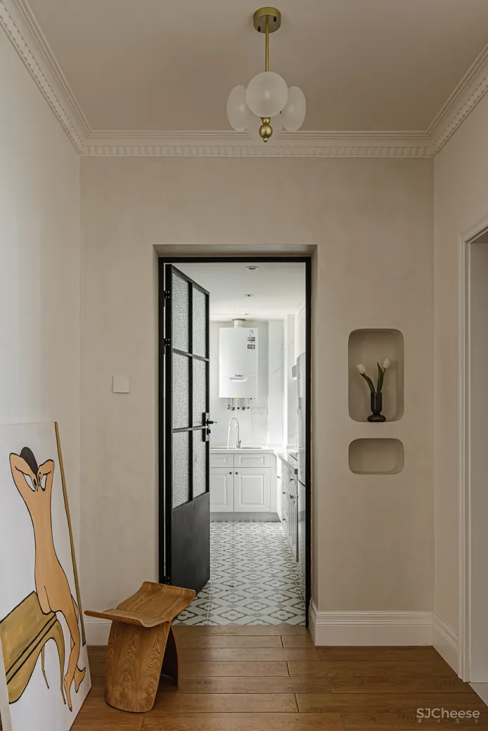 研究生小姐姐的91㎡一人居,两室改一室,换来通透客餐厅!奶油色太温柔!