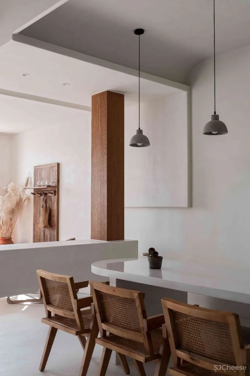 400㎡极简白咖啡馆,重塑建筑几何之美 一野设计