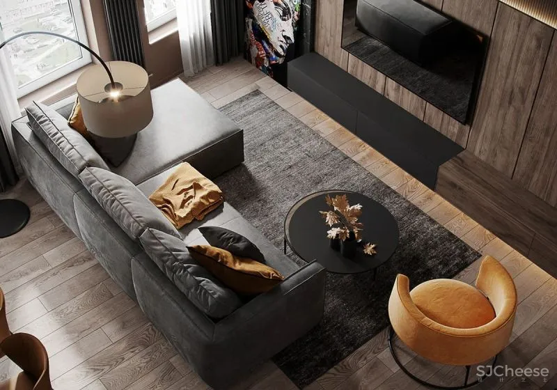 89㎡原木 黑色，你喜欢吗