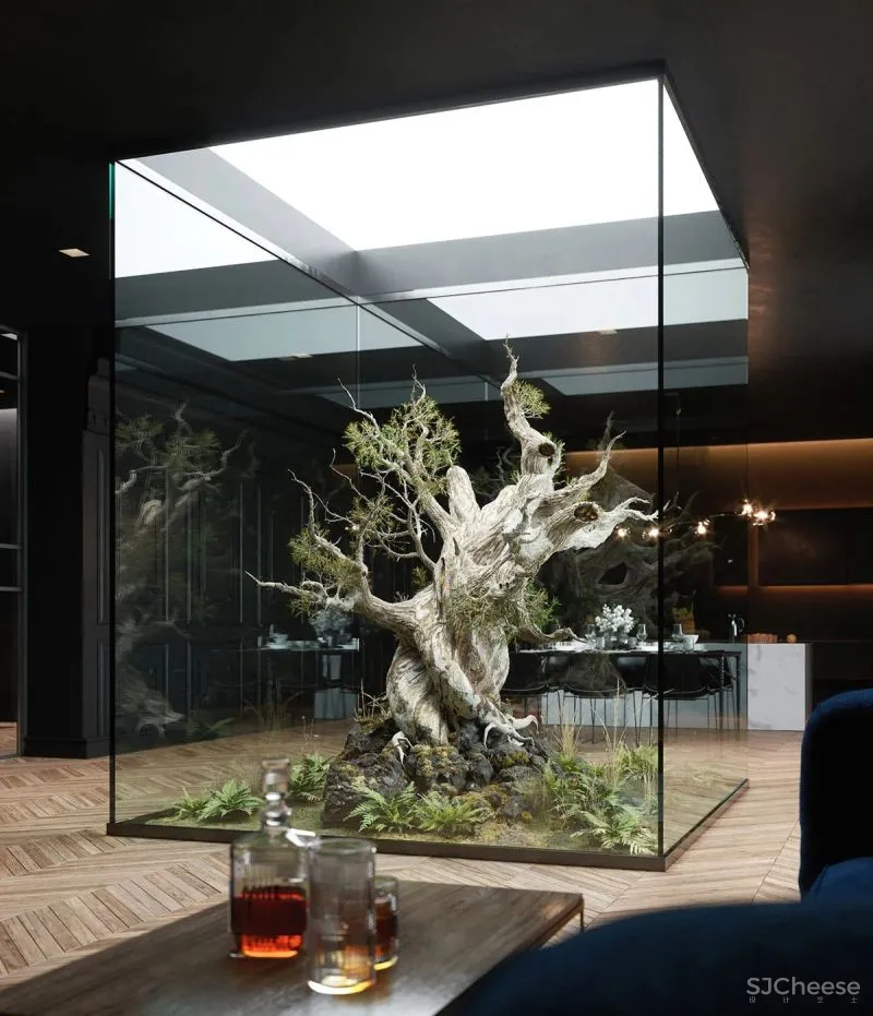 自然探索绿意弥漫的空间