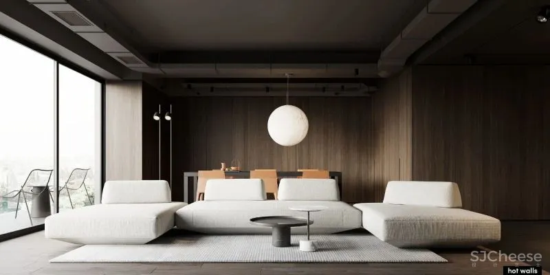 155㎡俄罗斯极简设计,沉静的艺术!