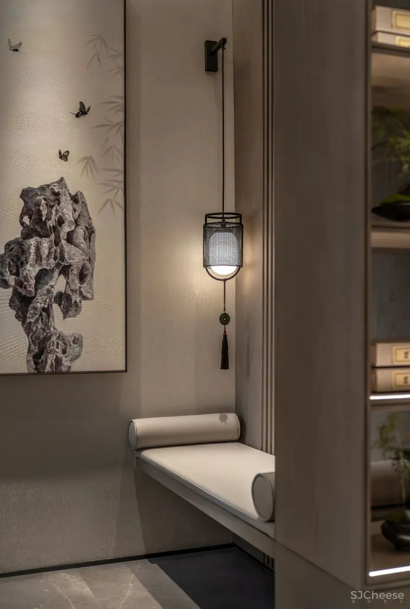 【壹新设计新作】376㎡现代中式别墅样板间——禅语•共鸣！