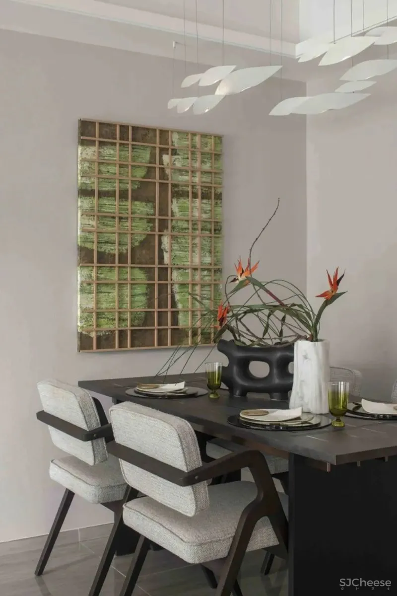 水墨韵律 素雅花艺,独有的东方气韵 观致设计